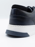 Polished leather ballet flat