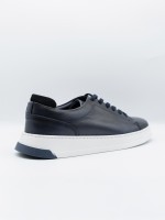 Polished leather ballet flat