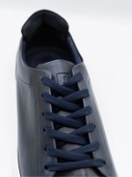 Polished leather ballet flat