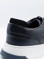 Polished leather ballet flat