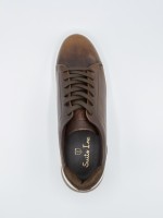Polished leather ballet flat