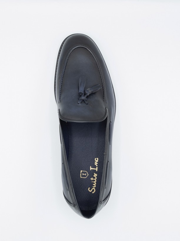 Zapato elegante de piel