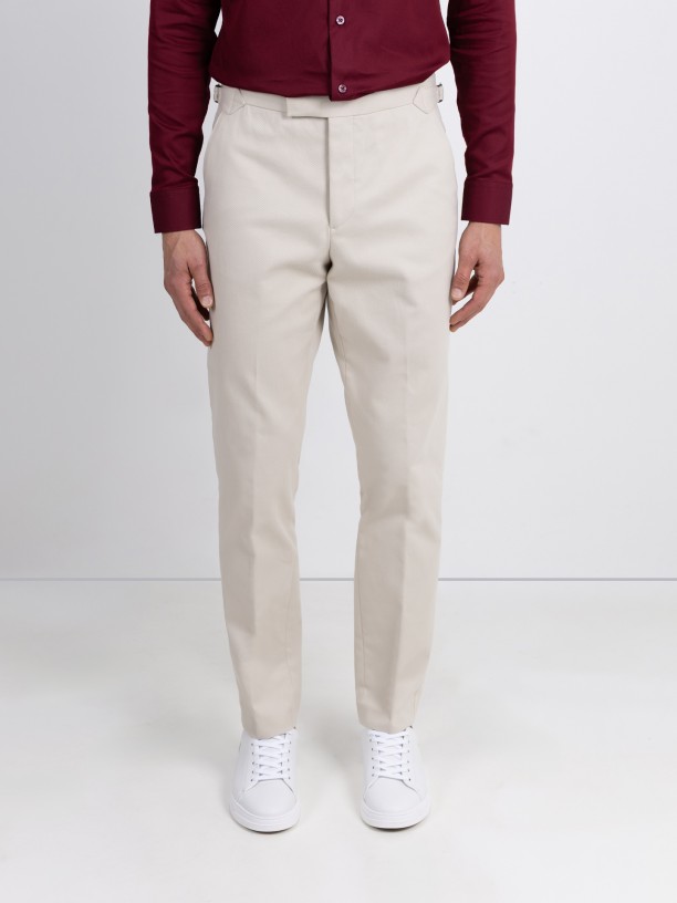 Calça chino ajustável Calça chino ajustável