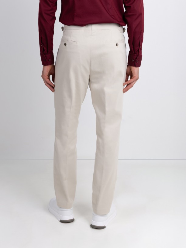 Calça chino ajustável Calça chino ajustável