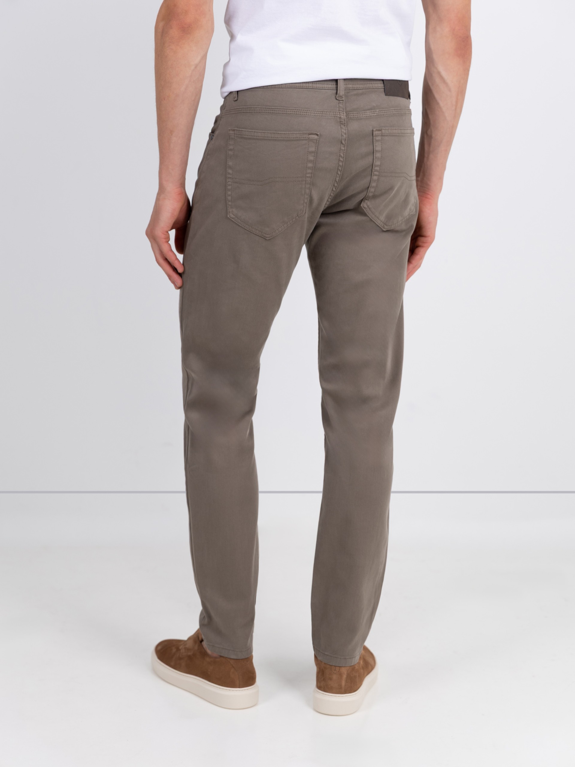 Calça de sarja regular fit