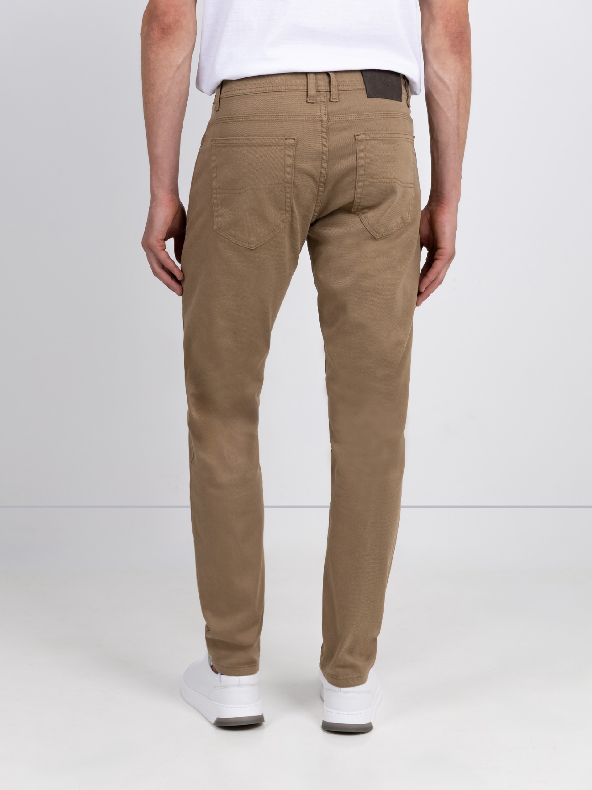 Calça de sarja regular fit