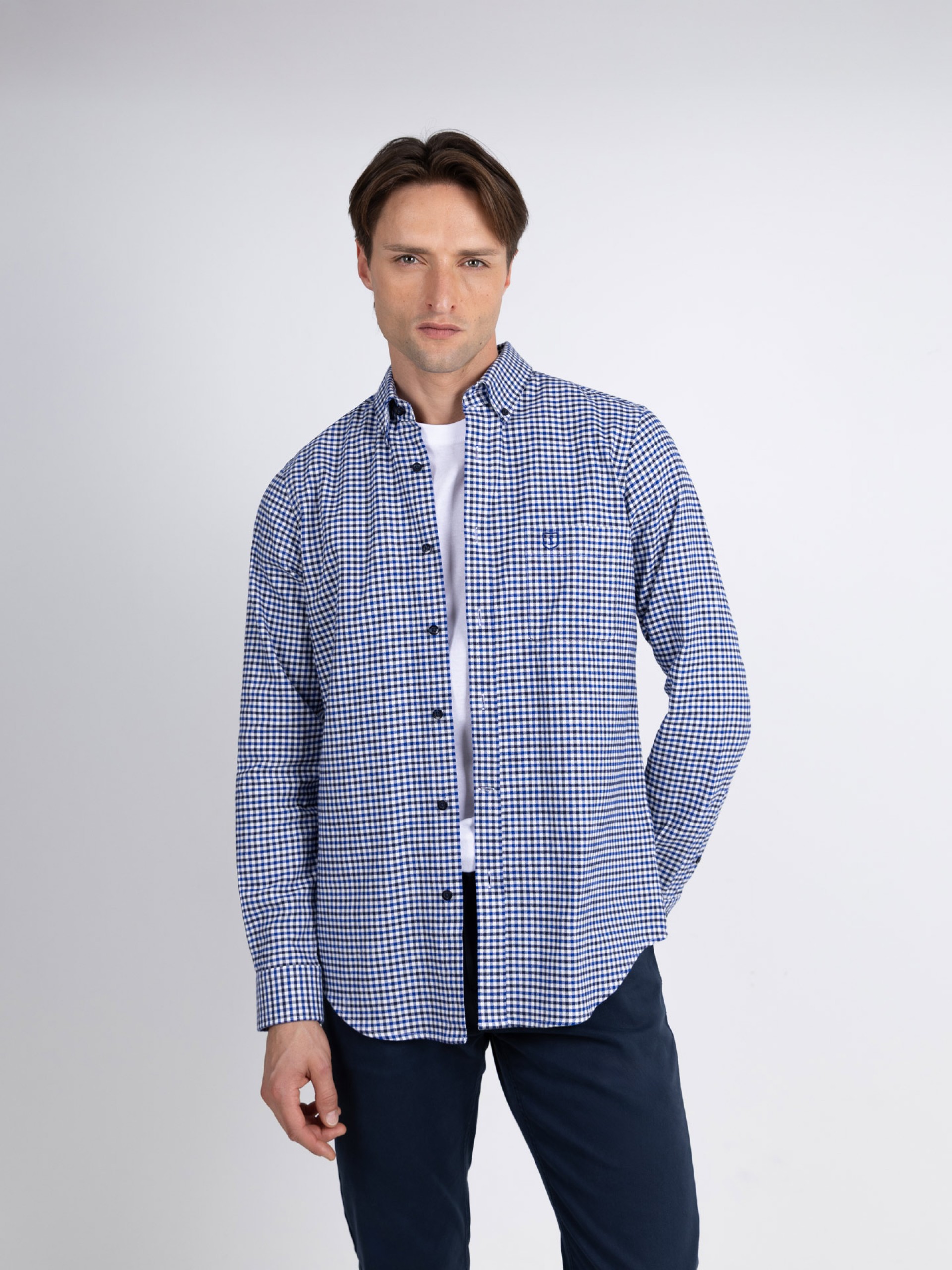 Checked overshirt