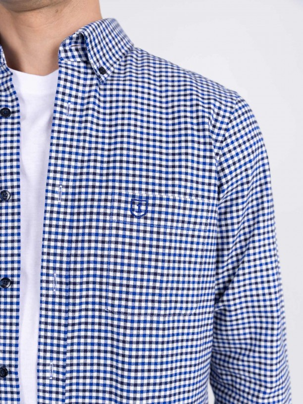Overshirt padrão xadrez Overshirt padrão xadrez