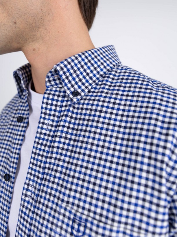 Overshirt padrão xadrez Overshirt padrão xadrez