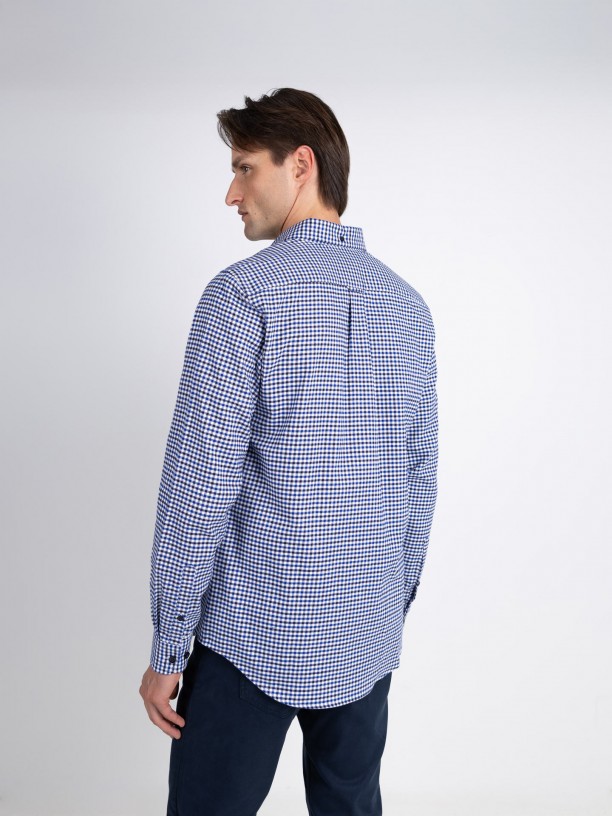 Overshirt padrão xadrez Overshirt padrão xadrez