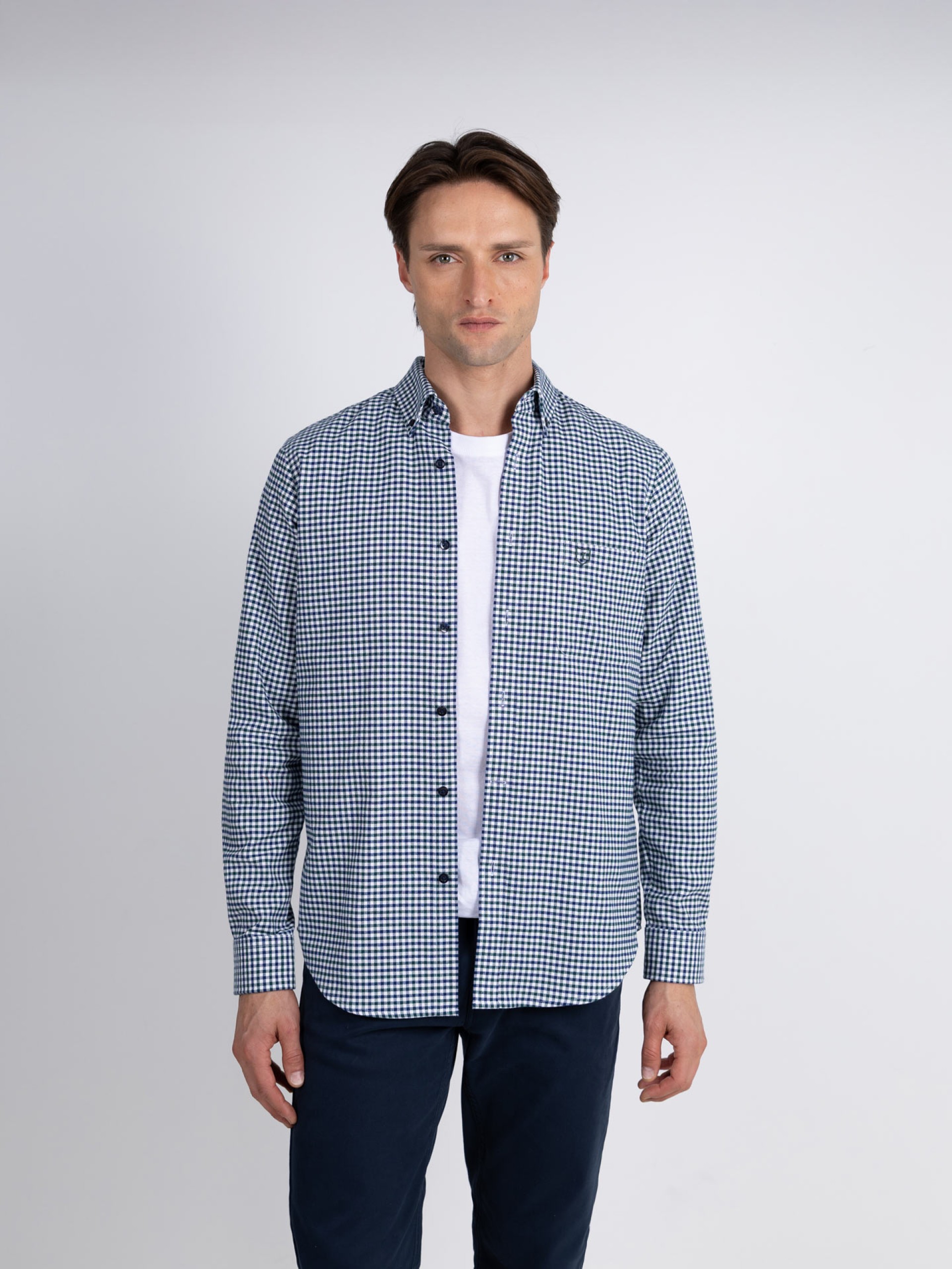 Checked overshirt