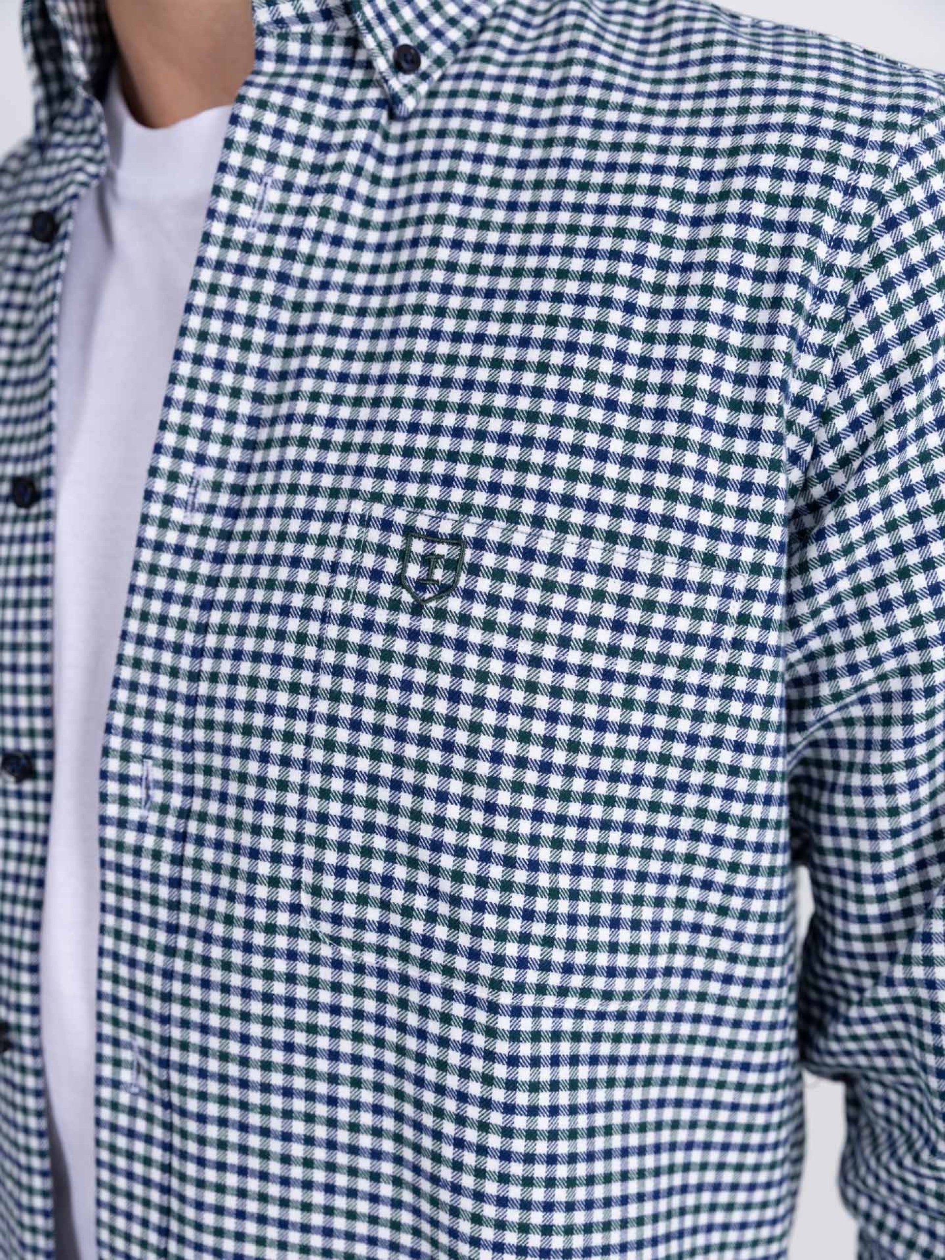 Checked overshirt