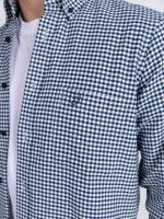 Overshirt padrão xadrez Overshirt padrão xadrez