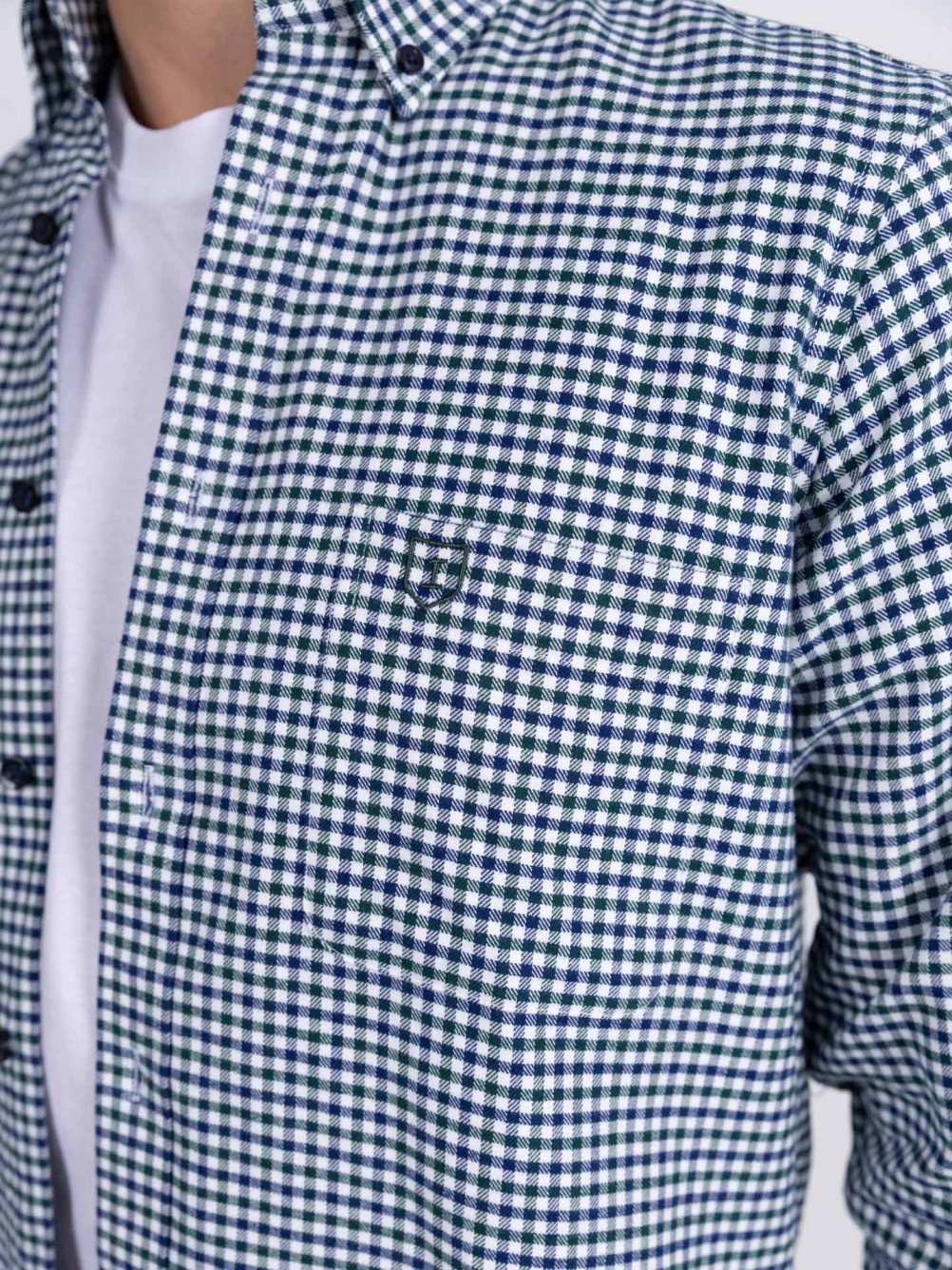 Overshirt padr�o xadrez