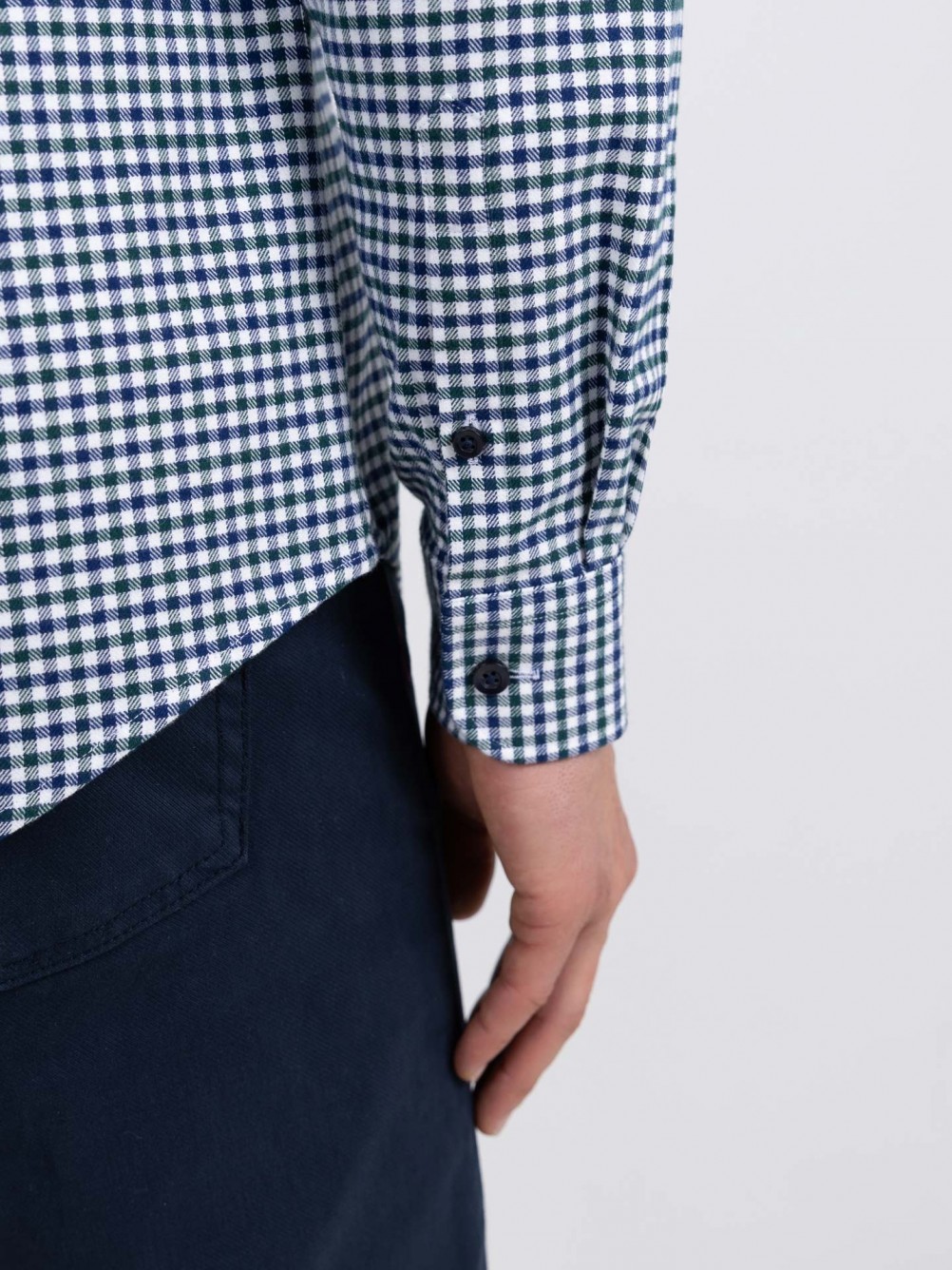 Overshirt padr�o xadrez