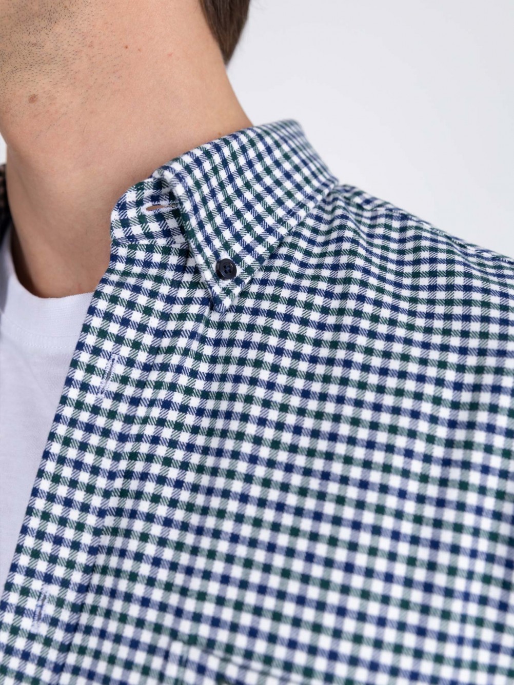Overshirt padr�o xadrez