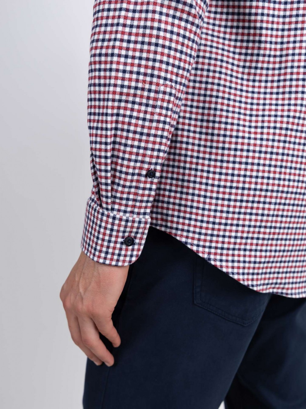 Overshirt padr�o xadrez