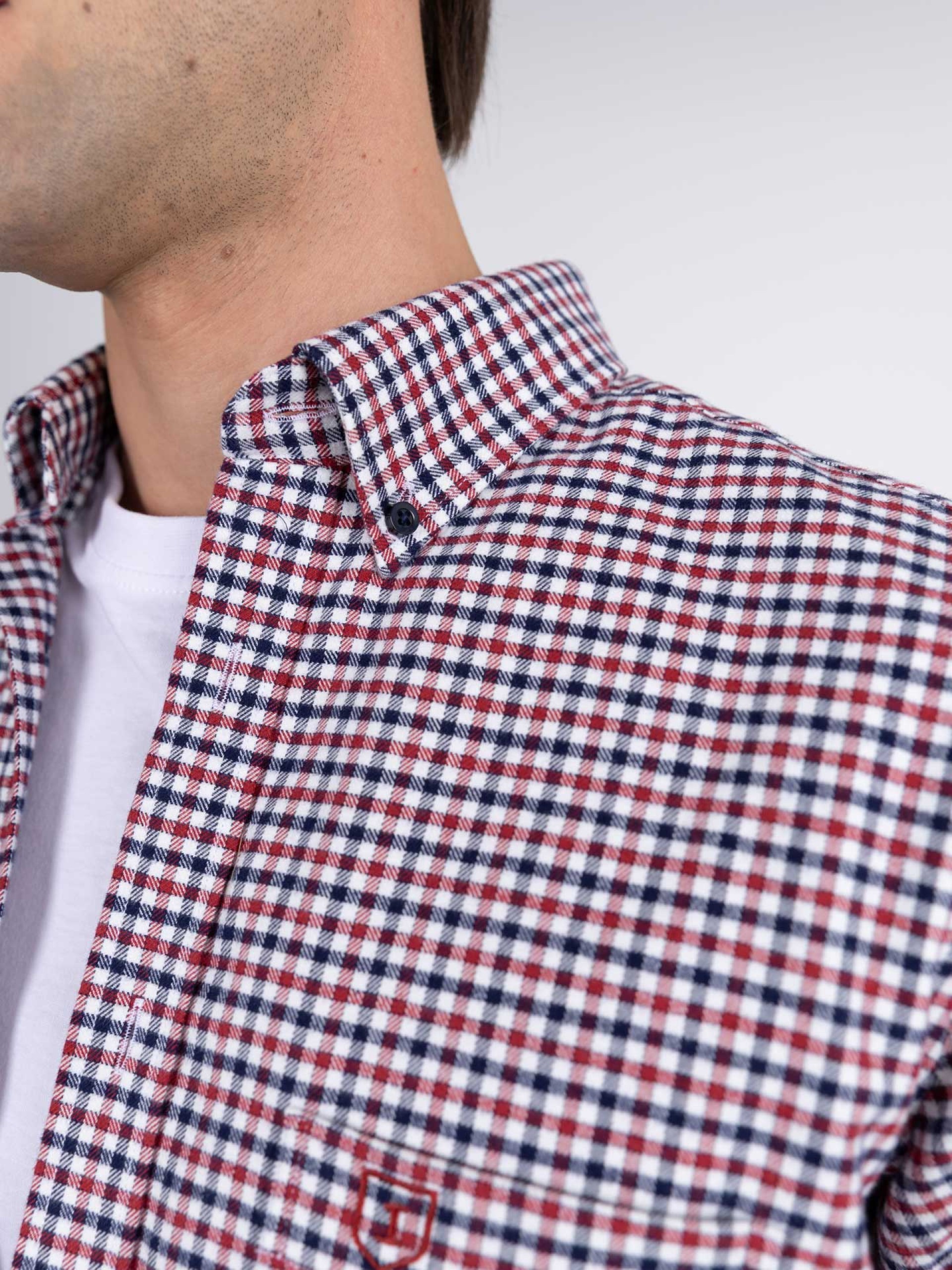 Overshirt padrão xadrez