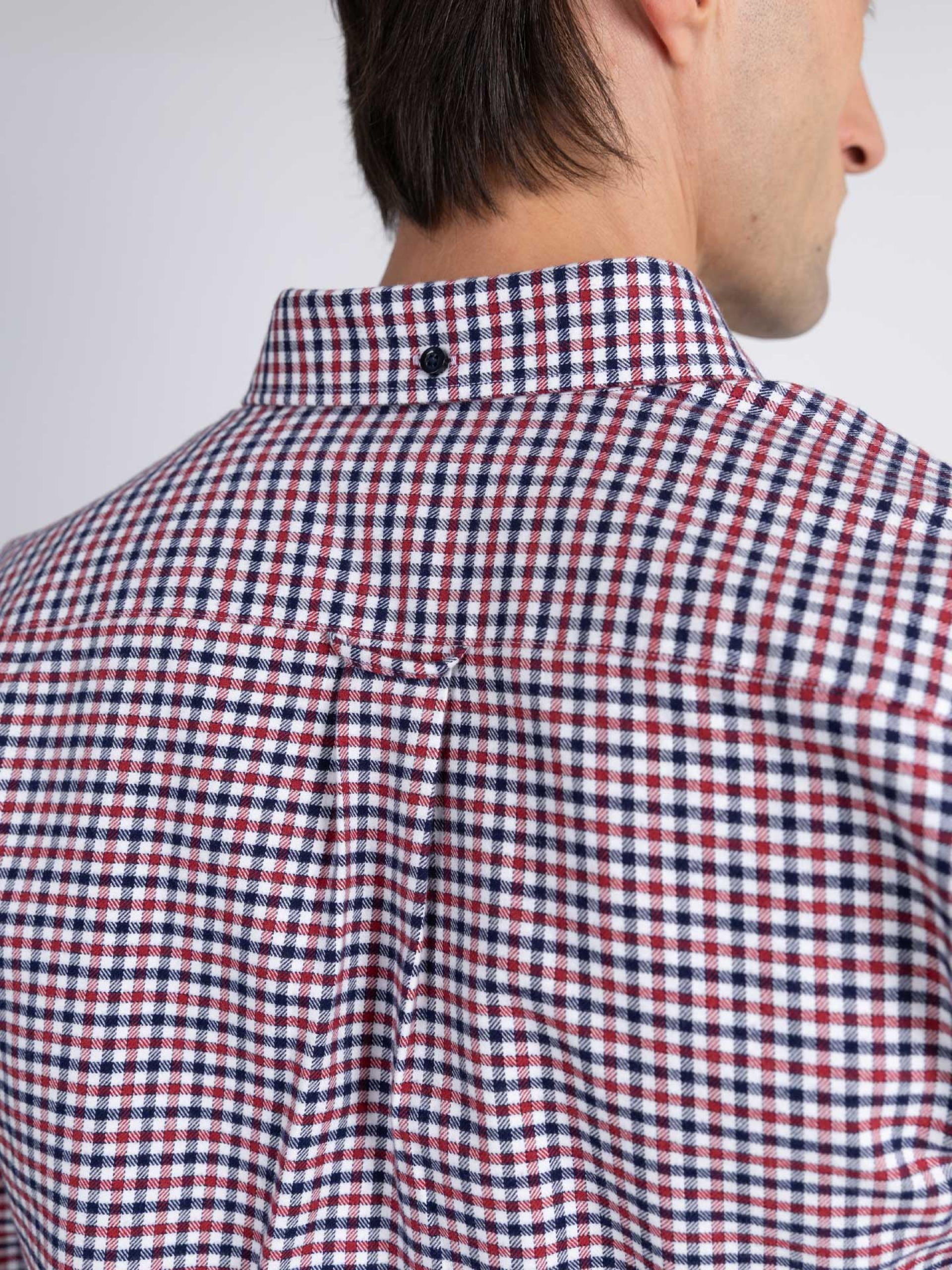 Overshirt padrão xadrez