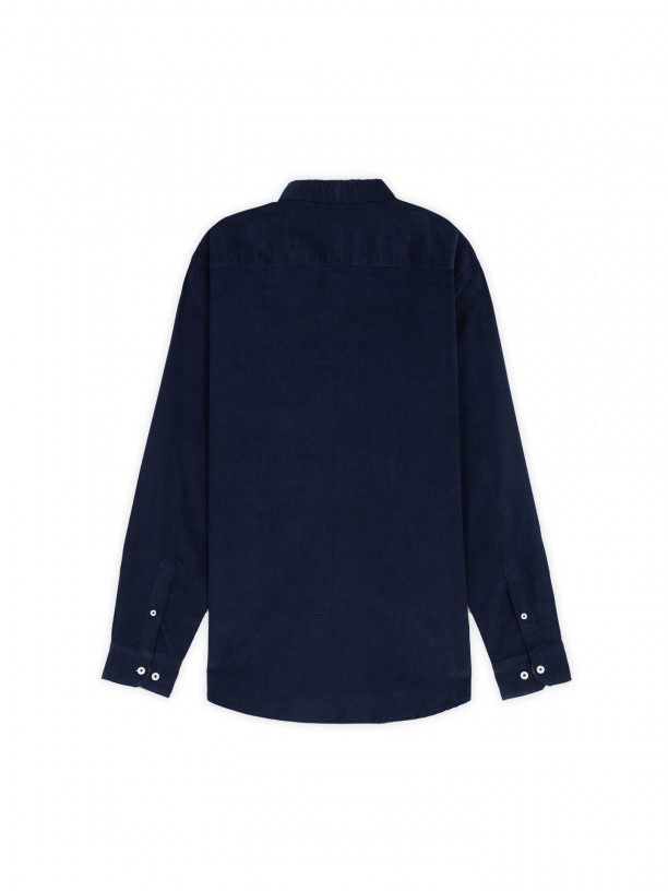 Camisa casual de bombazine