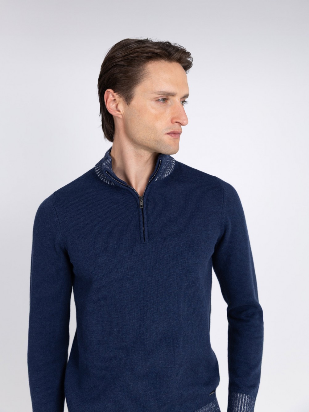 Half-zip sweater