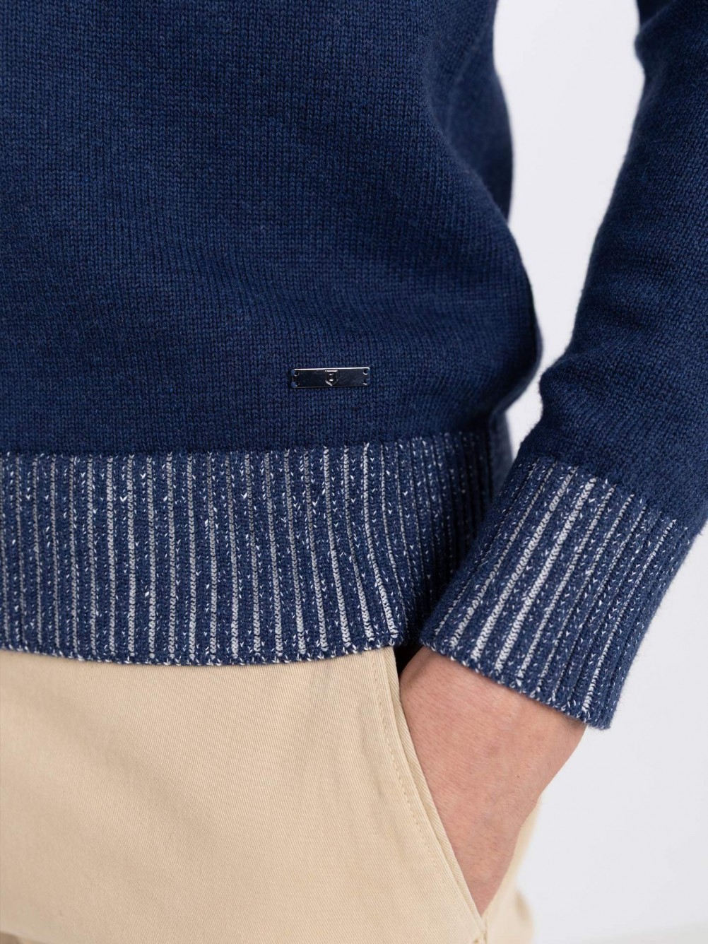 Half-zip sweater