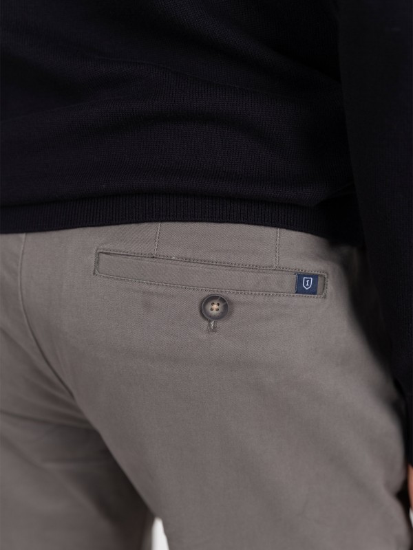 Pantalones chino de algodón elástico Pantalones chino de algodón elástico