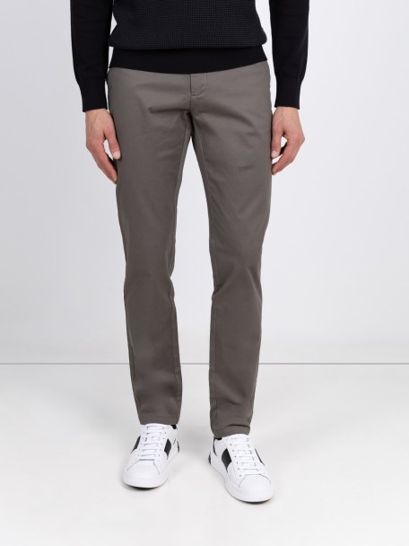 Cal�as chino de algod�o el�stico