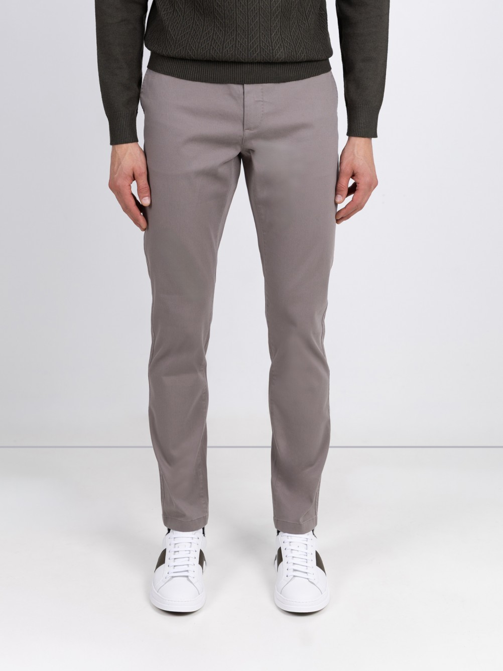 Cal�as chino de algod�o el�stico