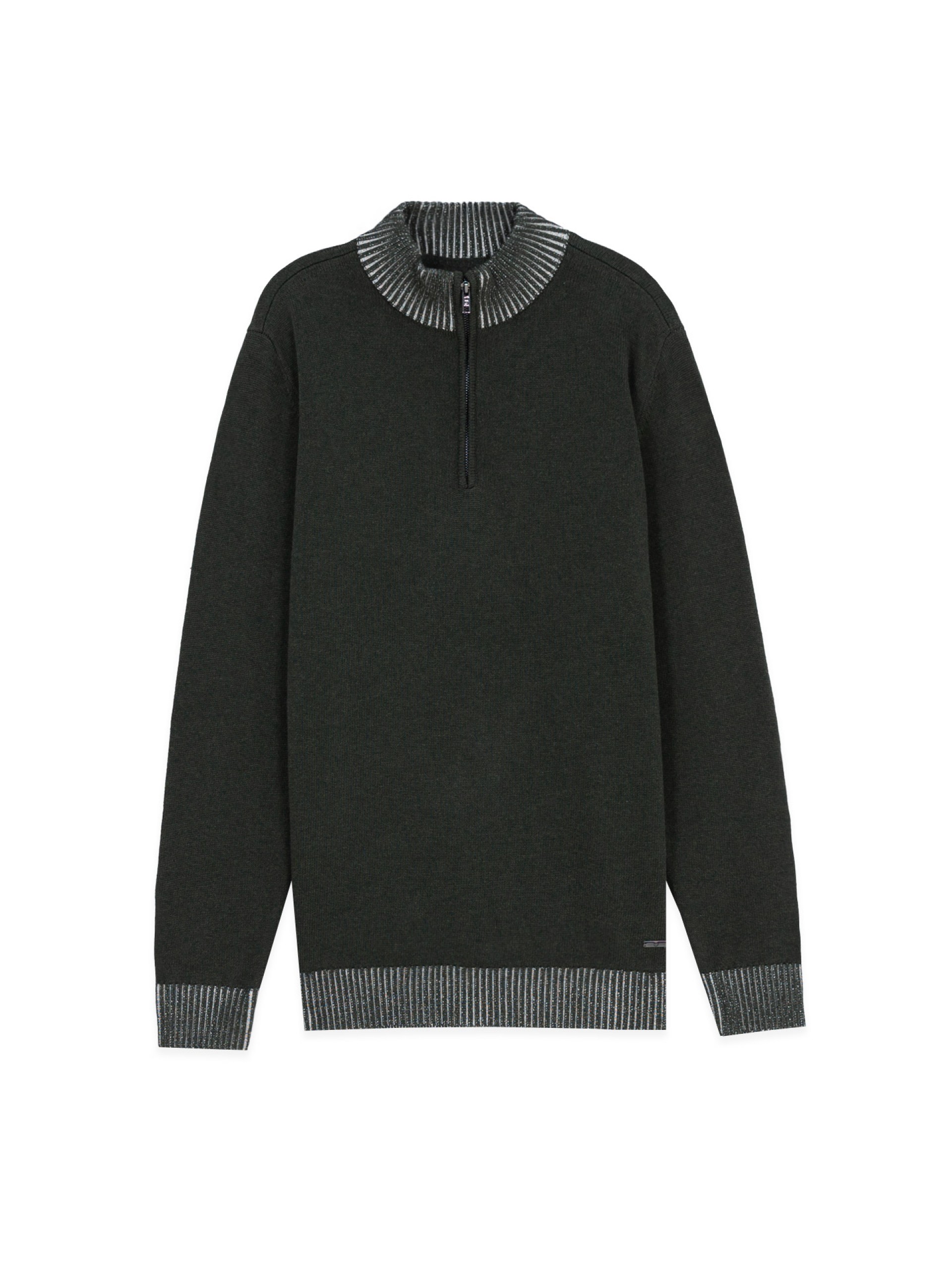 Camisola de meio fecho