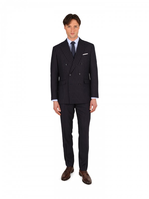 Micro pattern regular fit 100% wool suit Micro pattern regular fit 100% wool suit