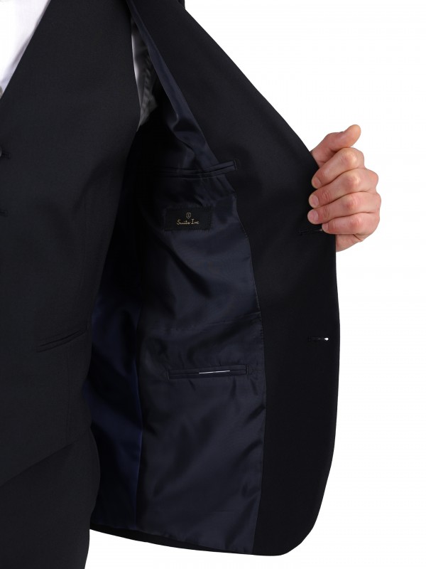 Plain suit made from vegan fabric Plain suit made from vegan fabric