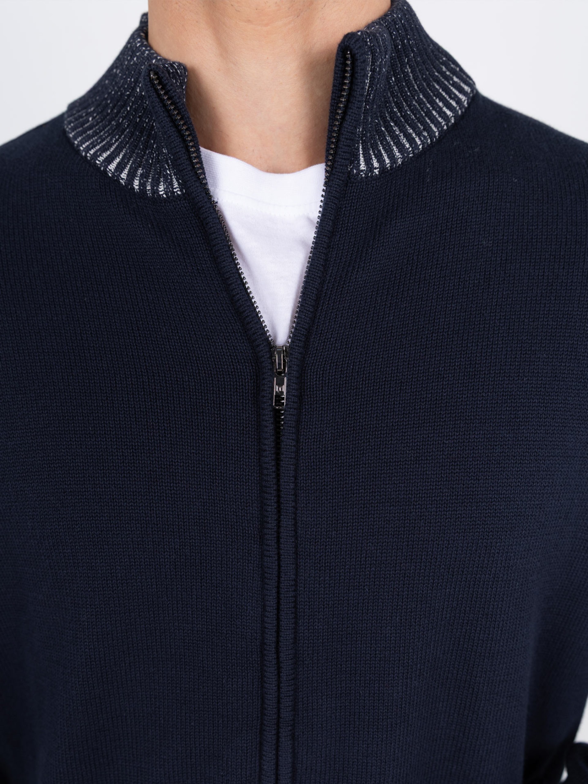 Casaco de malha 100% algodão