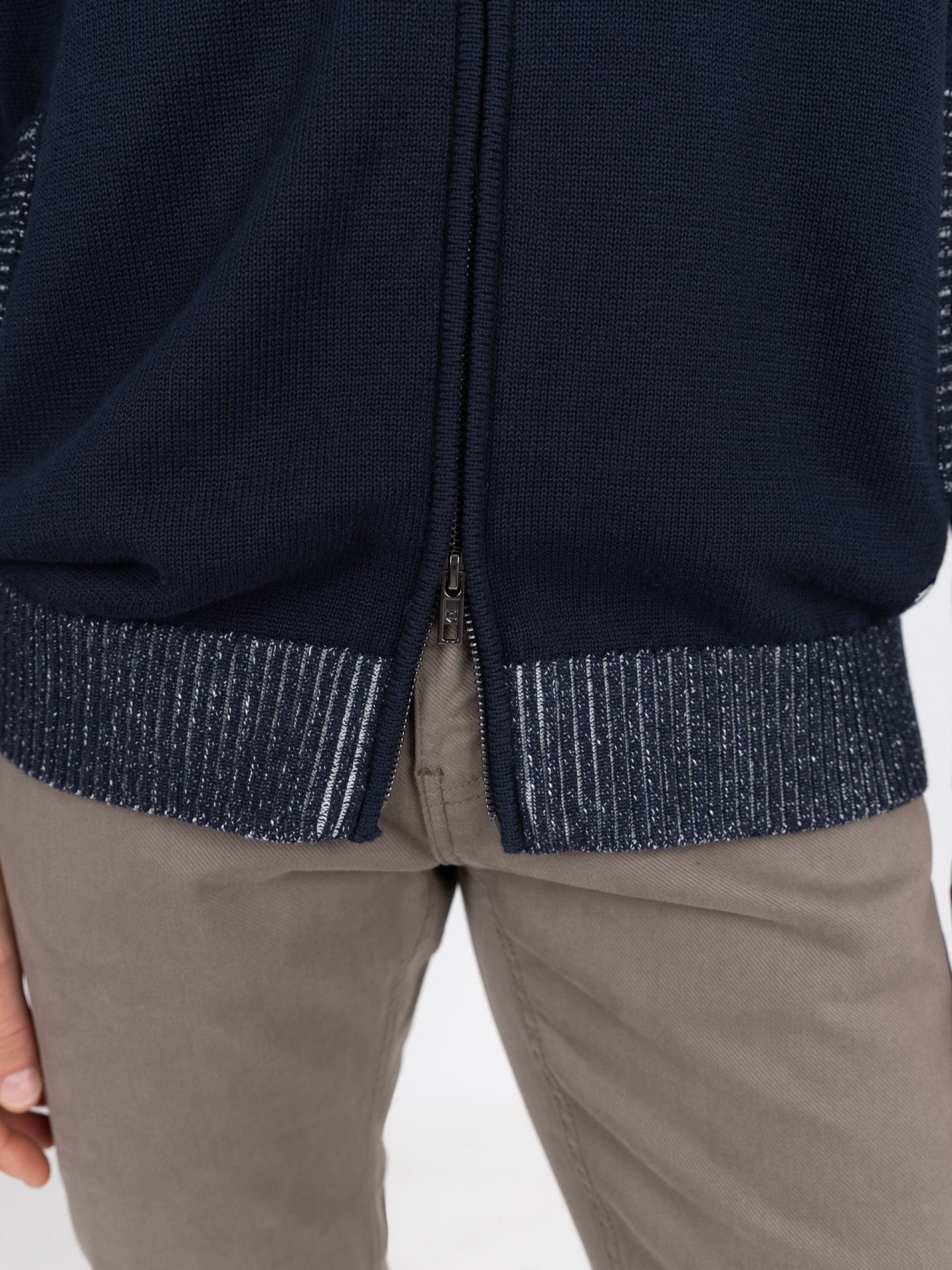 Casaco de malha 100% algodão