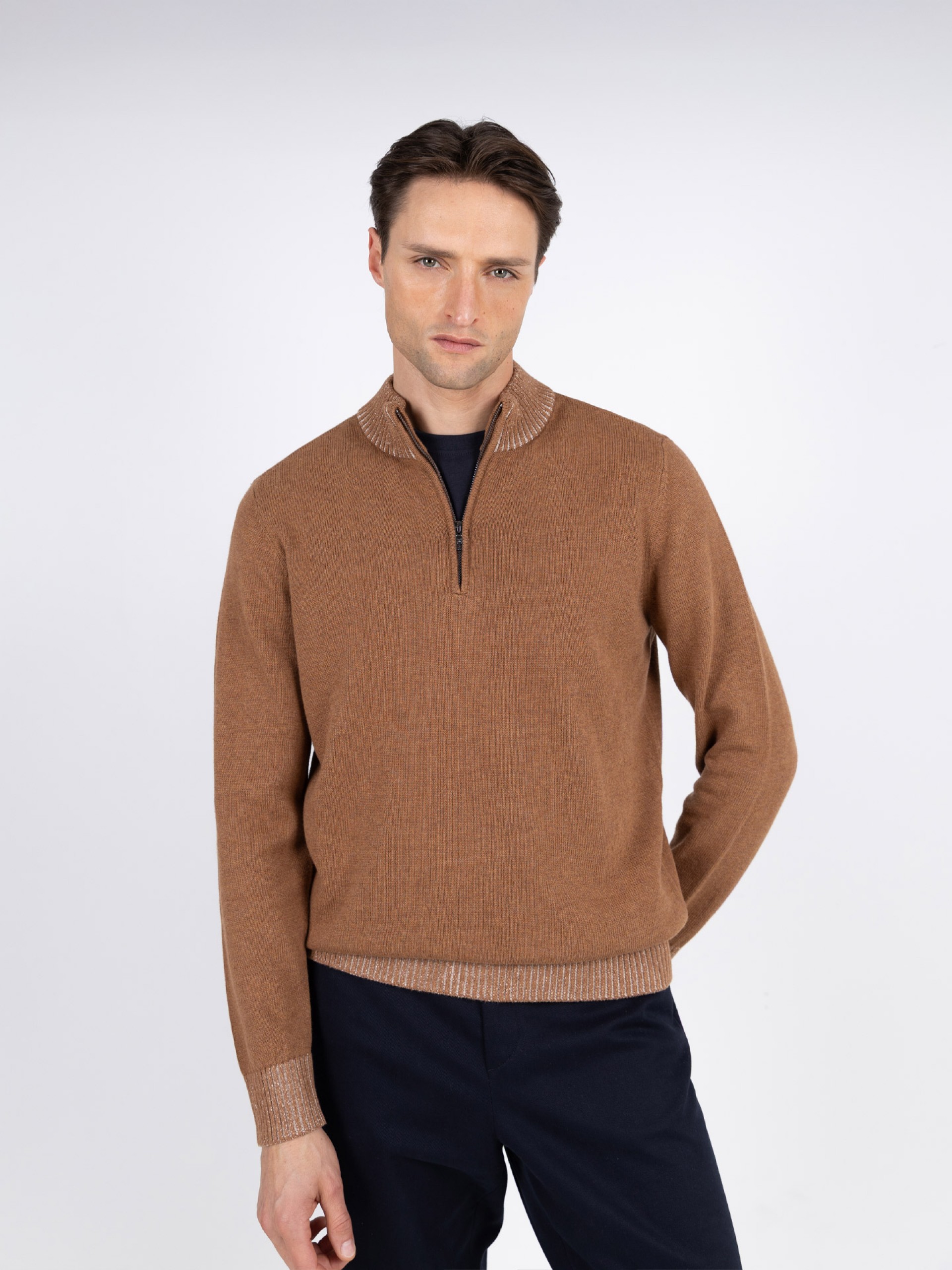 Half-zip sweater