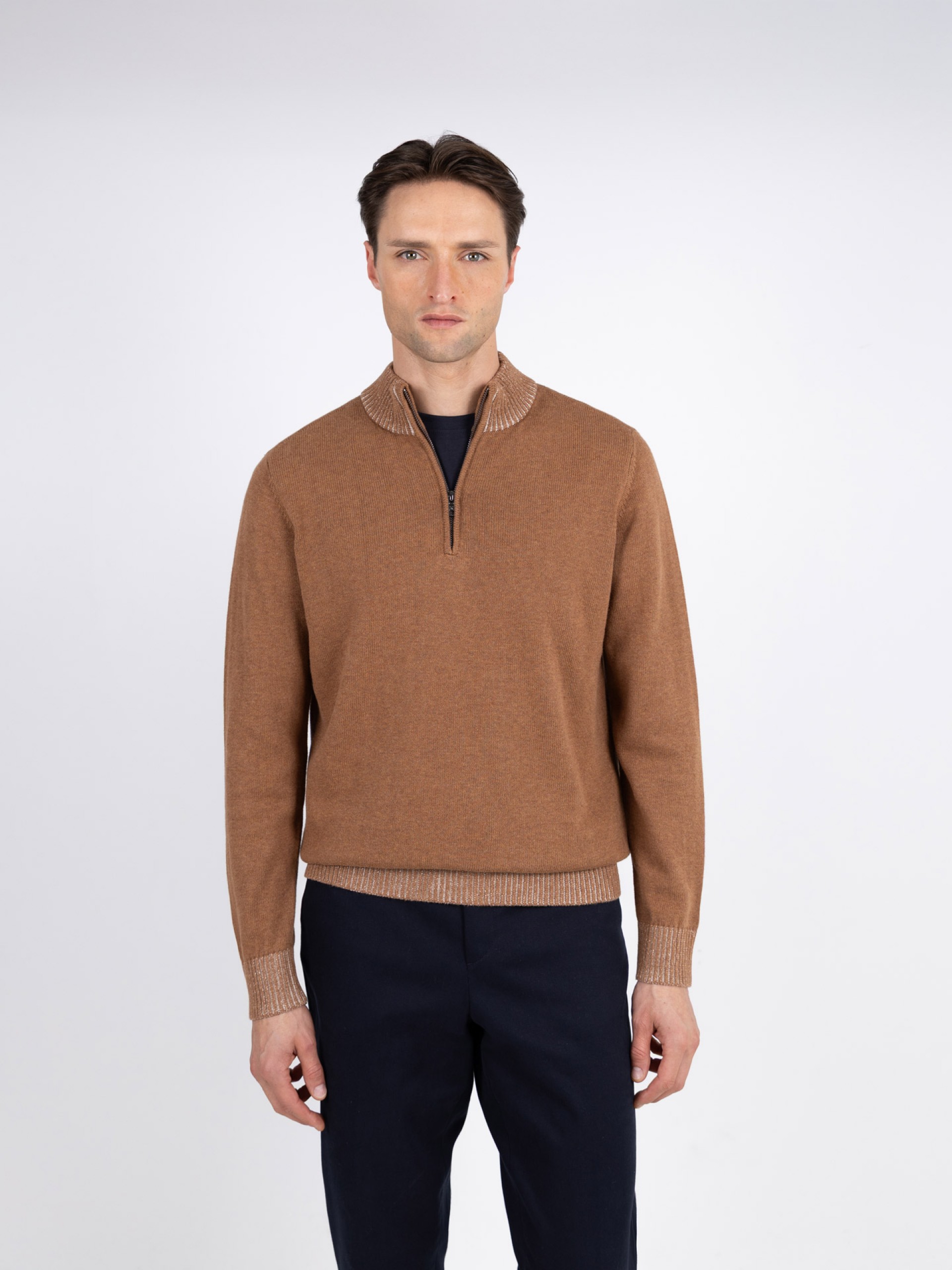 Half-zip sweater