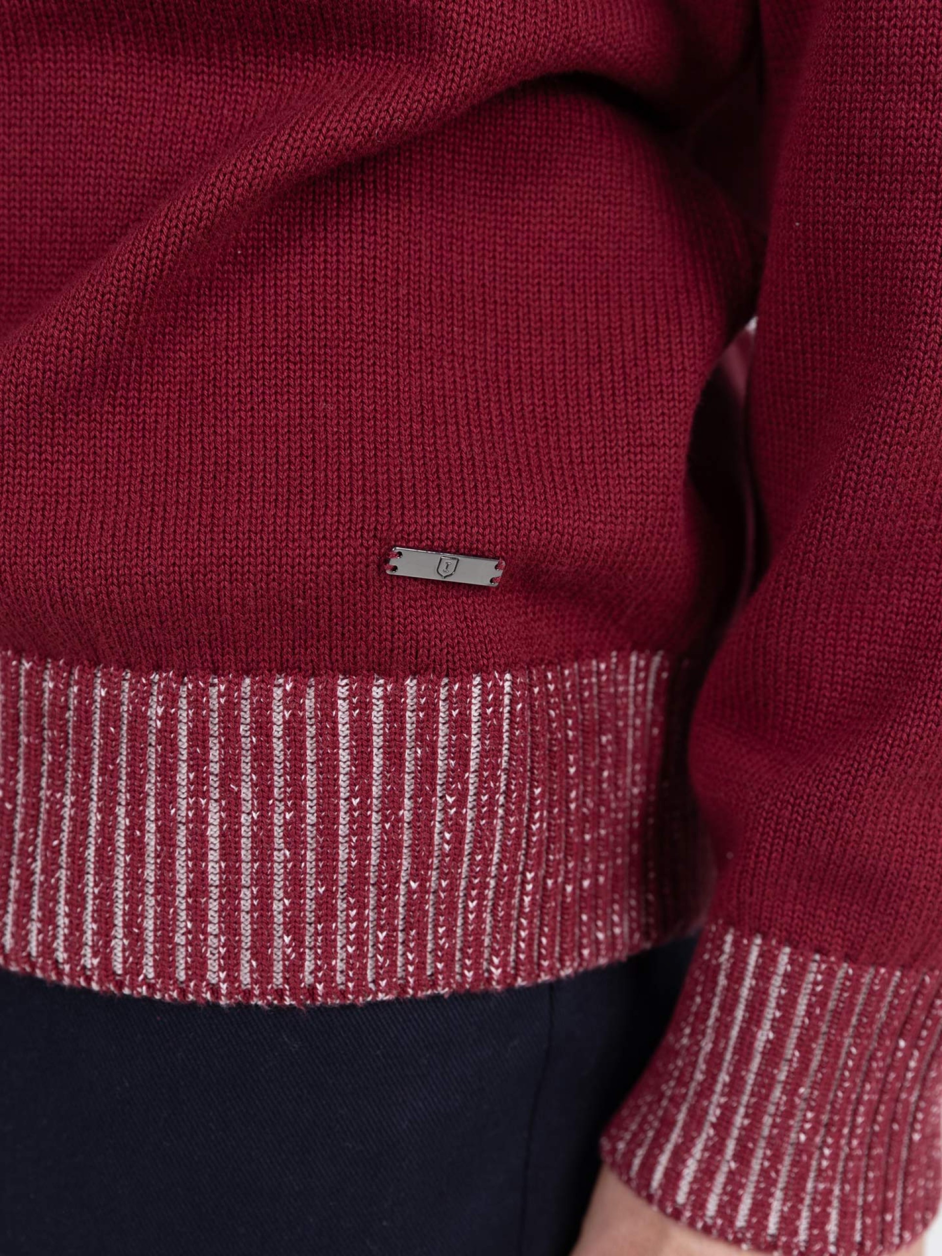 Camisola de meio fecho