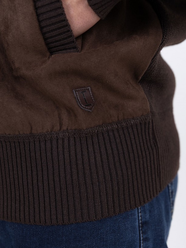 Casaco de malha polar Casaco de malha polar