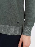 Camisola de malha algod�o gola redonda
