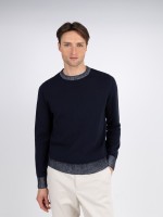 Camisola de malha algod�o gola redonda