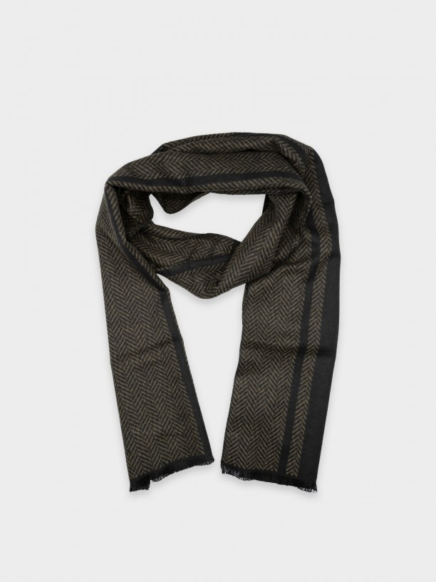 Cachecol com padrão Cachecol com padrão