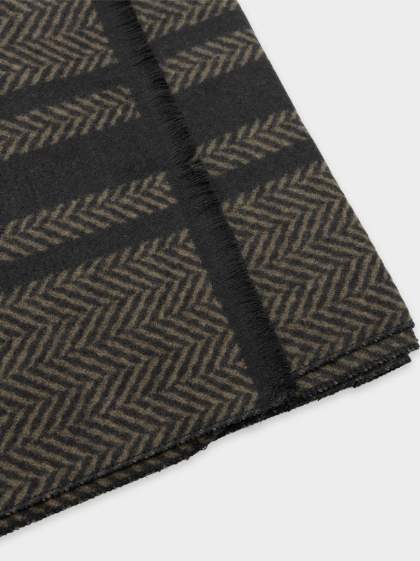 Cachecol com padrão Cachecol com padrão