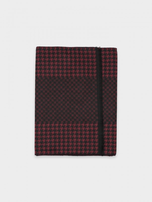 Cachecol com padrão Cachecol com padrão