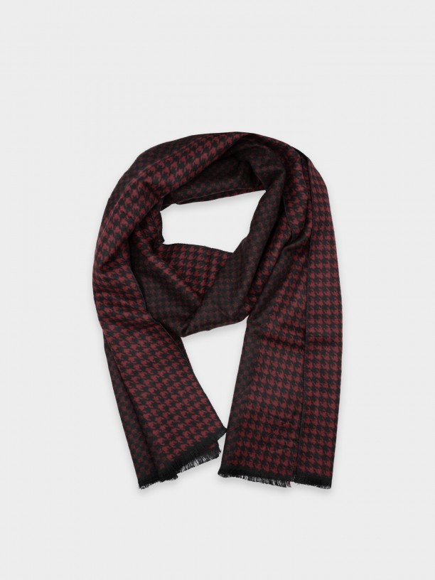 Cachecol com padrão Cachecol com padrão