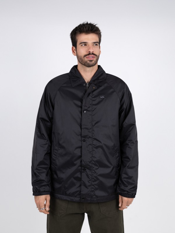 Waterproof jacket in smooth fabric