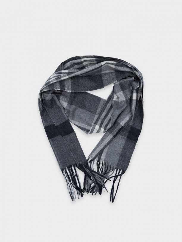 Bufanda estampada de lana