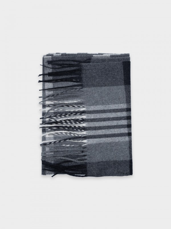Bufanda estampada de lana