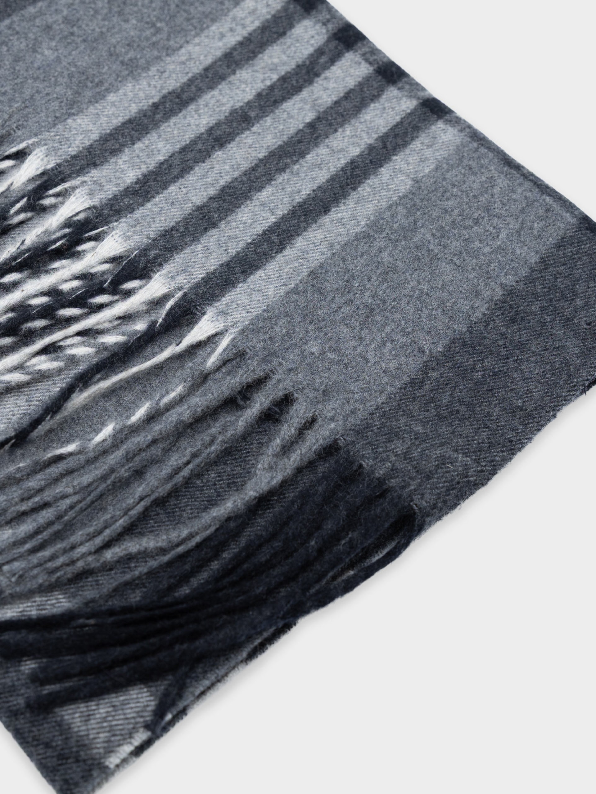 Cachecol de padrão com lã