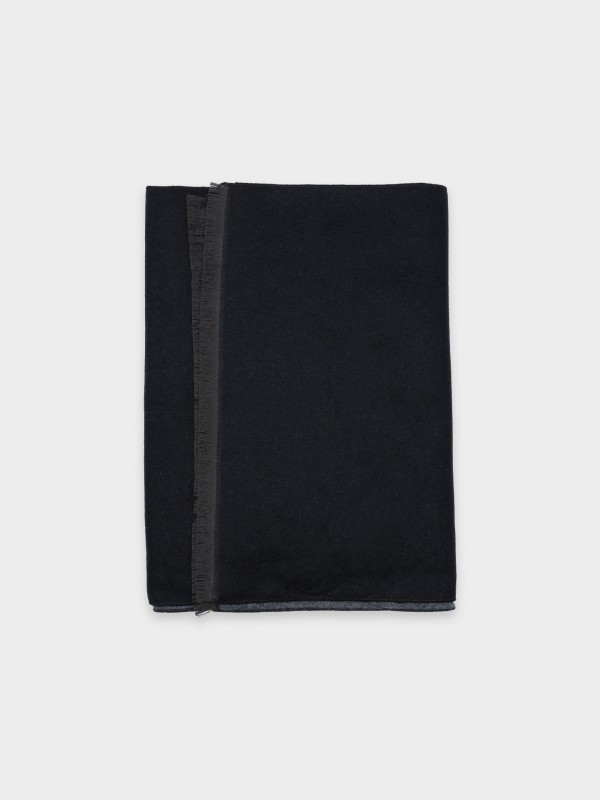 Bufanda lisa con lana