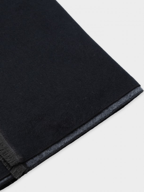 Bufanda lisa con lana